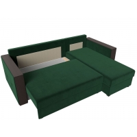 Угловой диван Валенсия Лайт (велюр зелёный) - Изображение 2